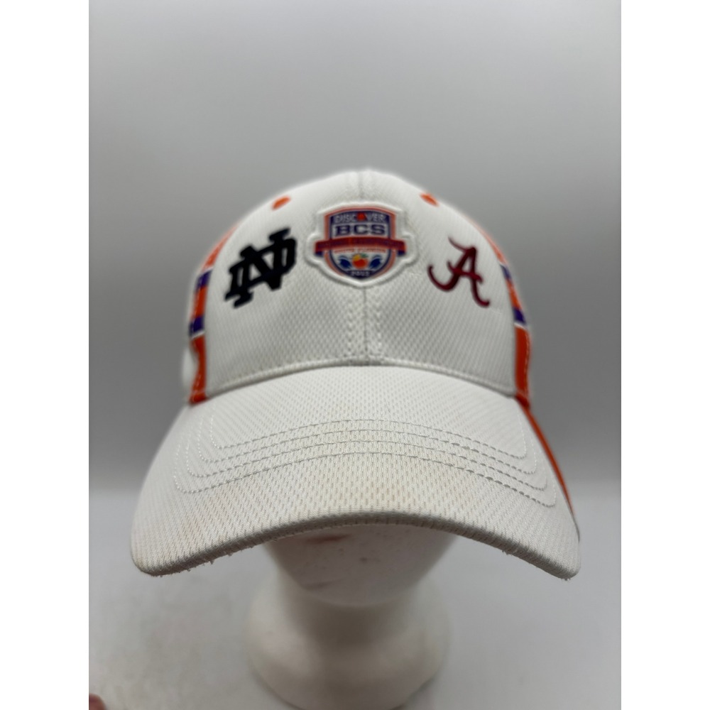 Top of the World 2013 BCS National Championship Hat Notre Dame vs Alabama White